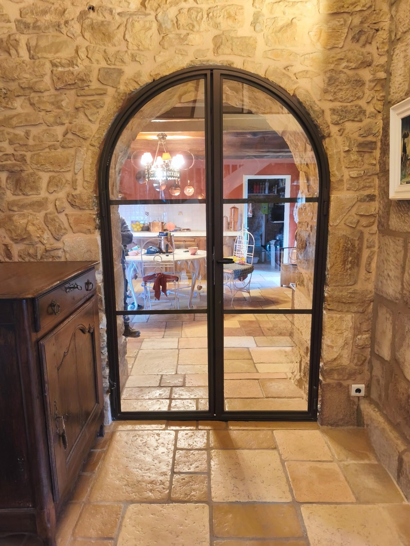 porte cintrée façon verrière porte cintrée verrière